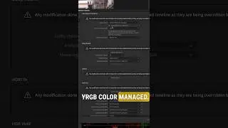 DaVinci Resolve Color Managment setting up for Dehancer plugin #dehancer
