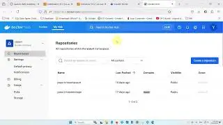 Master_How to create repository on docker hub