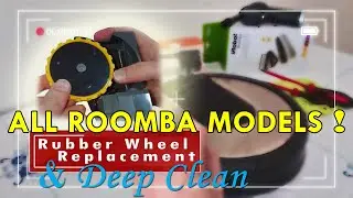 iRobot Roomba Wheel Change and How to clean - ALL MODELS!!!