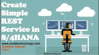 Part 1 How to Create simple REST service in S/4HANA | REST API in ABAP and S/4HANA | Simple REST