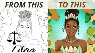 How I Color Tiana from the Princess & The Frog ♡ | SILVANA ARIAS