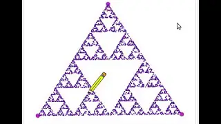 Моделирование Chaos Game в Scratch