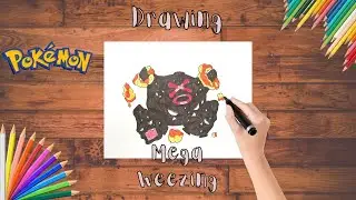 Drawing Mega Weezing | How much can I progress???