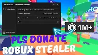 PLS DONATE ROBUX STEALER*CORRUPTED HUB* PLS DONATE