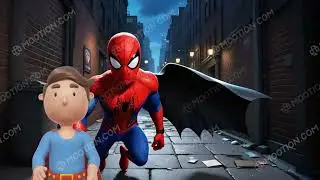 Spiderman vs Batman fight 