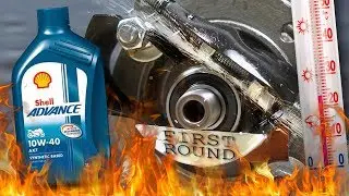 Shell Advance 4T AX7 10W40 How well engine oil protects the engine? 100°C