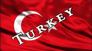 TÜRKIYE  | TURKEY | Waving Flag | 1 Hour | 4K