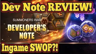 SWOP IN GAME & More!?! Developer Note Indepth REVIEW! - Summoners War