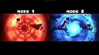 Mode 1 vs Mode 2 Change Of Scene [4K] Showcase Geometry Dash