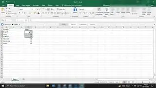 How to make Pie Chart on Microsoft Excel