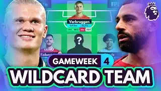 FPL GW4 MY WILDCARD DRAFT! | Salah & Haaland Wildcard Strategy 💥 | Fantasy Premier League 2024/25