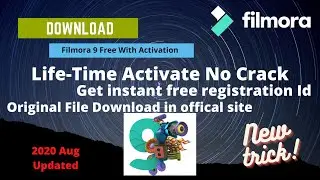 Filmora 9.5 later Download Free LifeTime Activation Key  by | Email Verfication | tecky anmol |