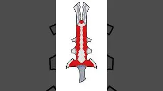 Catnap Drawing Short - Adamantite Sword #shorts #timelapse #terraria #drawing #sword