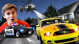 Ludwig reacts to a LIVE Car Chase in LA