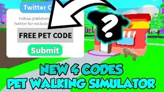 [ROBLOX] ALL 4 CODES IN PET WALKING SIMULATOR(FREE PET)
