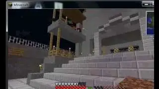 My Minecraft home with awsome door!