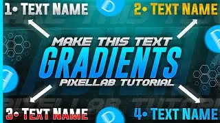 How to make Text Gradients in Pixellab Tutorial
