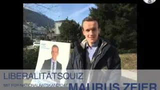 Liberalitätsquiz mit Maurus Zeier