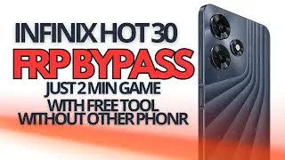 Infinix Hot 30 X6831 FRP BYPASS New Trick 100% Work - Infinix OneClick FRP Game Over Method