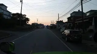 Driving through Mount Pleasant, Pennsylvania