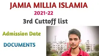 JMI Btech 3rd list 2021 | JMI btech Cutoff 2021 | JMI Btech 3rd Cuttoff list 2021| jmi btech result.