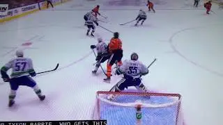 FIRST REGULAR SEASON GOAL FOR THE OILERS (vs. Vancouver)