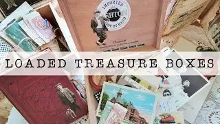 Vintage Junk Journals and Treasure Boxes