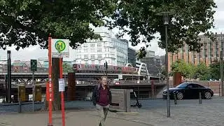 Hamburg ubahn U3 from Baumwall to Landungsbrueken