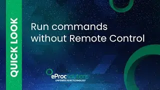 Quick Look: Run Commands on Remote Computer