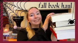 fall book haul 🕸 gothic, cozy, atmospheric reads