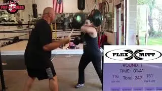 Flex Mitts And Punch Counter App For Precision Punching For Fitness And Fight Preparation