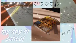 my day at school✨мой день в школе 🕊️ aesthetics video🌆