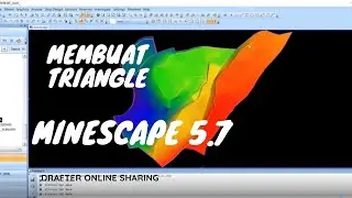 MEMBUAT TRIANGLE | MINESCAPE 5.7 | MINESCAPE 5.7 TUTORIAL