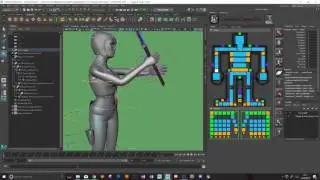 Maya Weapon Constraints; P3 - Attaching to character