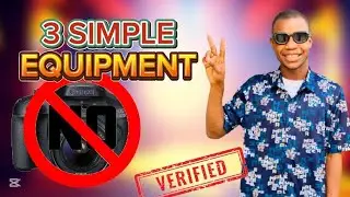 The 3 SIMPLE equipment I  use for content creation