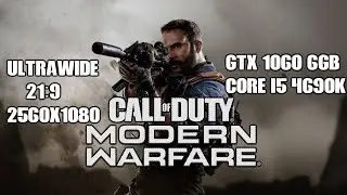 Call of Duty Modern Warfare ULTRA Settings - Ultrawide 2560x1080 on GTX 1060 6GB