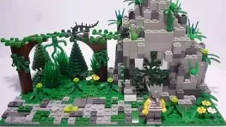 LEGO самоделка #27 (оборотень в лесу)