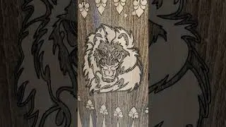 Нарды резные Разданские Лев узор @binplay6187