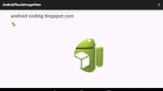 Custom ImageView to show touched portion only