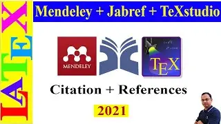 Citations and References with Mendeley and Jabref Reference Managers (Latex Basic Tutorial-38)
