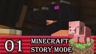 Minecraft Story Mode I ep01: Прасето дракон!