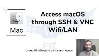 Access your Apple computer / macOS through SSH and VNC over Wifi / LAN