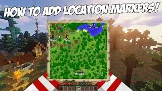 How to add Location Markers to Maps in Minecraft Java