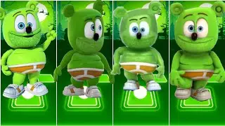 Gummy bear Vs Gummy bear Vs Gummy bear Vs Gummy bear!!! EDM RUSH Tiles Hop