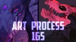 Speedpaint.165 Xenodragons (commissions)