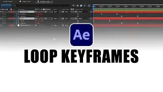 Loop Animation Keyframes in Adobe After Effects (Tutorial)
