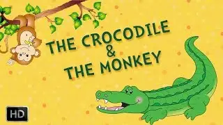 Tales of Panchatantra - The Crocodile And The Monkey - Moral Stories for Kids - Animated Cartoon