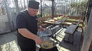 Тушеные свиные ребра с овощами