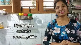 My first face and voice recording video / Youtube cooking compitition / Bharathi Parvai