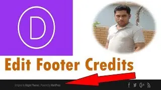 How to Edit Footer Copyright Text In Divi Theme